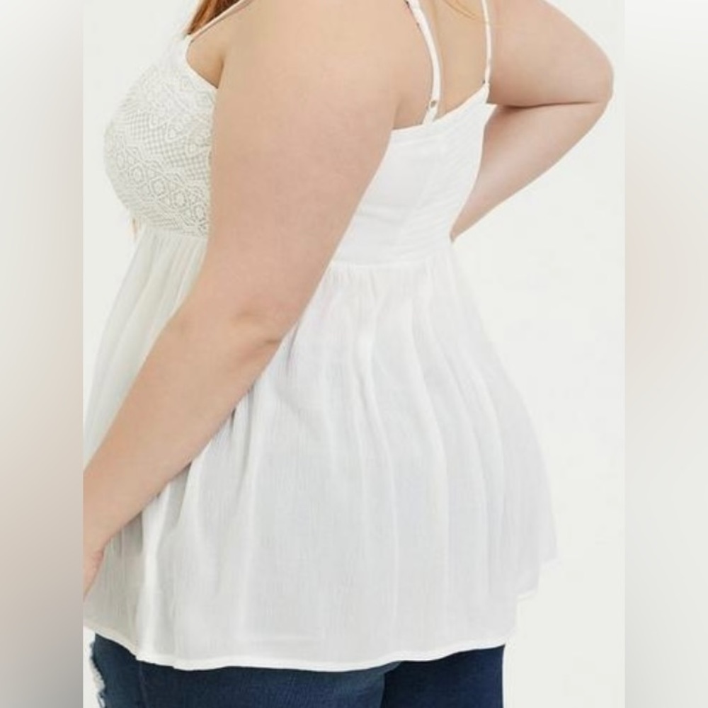 TORRID 3 babydoll top - Picture 2 of 4